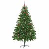 vidaXL Sapin de No&euml;l avec 300 LED avec support Vert 210 cm PE