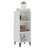 vidaXL Buffet blanc 34,5x32,5x90 cm bois d'ing&eacute;nierie