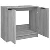 vidaXL Armoire de bain Sonoma gris 64,5x33,5x59 cm Bois d'ing&eacute;nierie