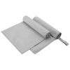 vidaXL Serviettes de sport 2 pcs Gris 100 x 50 cm