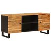 vidaXL Meuble TV Marron 105 x 33 x 46 cm Bois de mangue massif