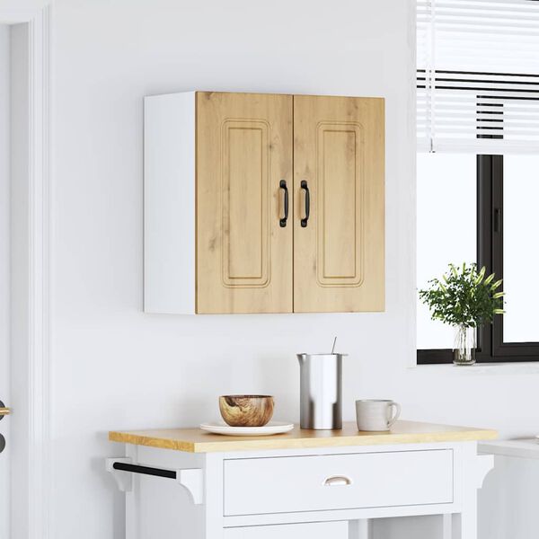 vidaXL Armoire murale cuisine Kalmar ch&ecirc;ne artisanal bois d'ing&eacute;nierie