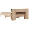vidaXL Lit biblioth&egrave;que sans matelas 120x190 cm bois de pin massif