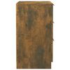vidaXL Table de chevet Chêne fumé 40x36x65 cm
