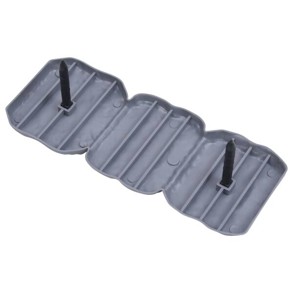 vidaXL Bordure de pelouse avec piquets 30 pcs PP