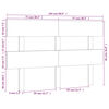 vidaXL Tête de lit 154x3x81 cm Bois massif de pin