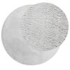 vidaXL Tapis HUARTE &agrave; poils courts doux et lavable gris &Oslash; 120 cm