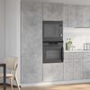 vidaXL Armoire réfrigérée "Lyon" Gris béton 60 x 57 x 207 cm Bois d'ingénierie