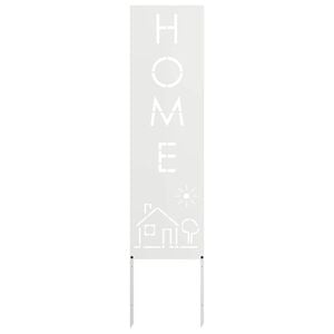 vidaXL &Eacute;cran de confidentialit&eacute; de jardin Fretwork Blanc 32 x 140 cm