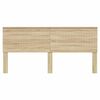vidaXL T&ecirc;te de lit Ch&ecirc;ne Sonoma 200 cm Bois d'ing&eacute;nierie