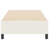 vidaXL Cadre de lit plateforme Cr&egrave;me 90 x 200 cm tissu