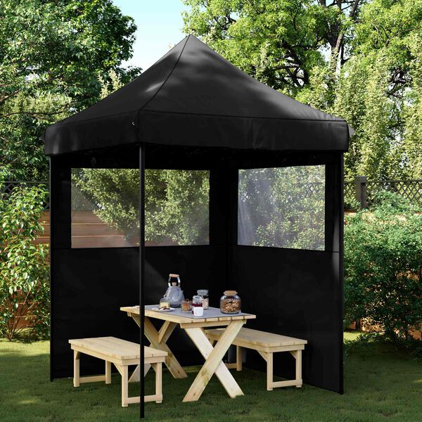 vidaXL Tente de f&ecirc;te Noir 200 x 200 x 306 cm Tissu Oxford