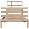 vidaXL Lit biblioth&egrave;que sans matelas 90x190 cm bois de pin massif