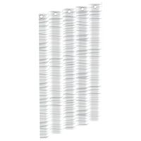 EISL Rideau de douche avec vague blanche 200x180x0,2 cm