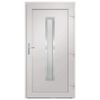 vidaXL Porte d'entr&eacute;e blanc 98x190 cm PVC