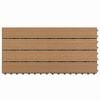 vidaXL Carreau de terrasse 6 pcs Marron 60 x 30 cm WPC
