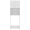 vidaXL Meuble de machine &agrave; laver Blanc 64x25,5x190cm Bois d'ing&eacute;nierie