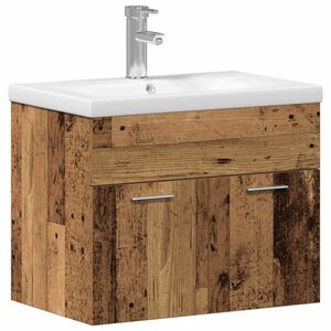 vidaXL Armoire de salle de bain Bois ancien 60 x 38,5 x 46 cm