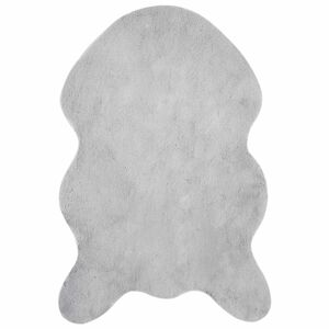 vidaXL Tapis en Fourrure Synth&eacute;tique de Lapin Olite Gris 60 x 90 cm