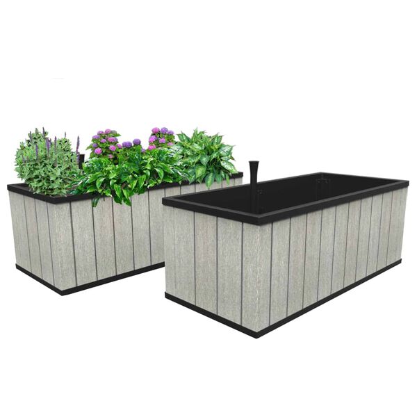 Keter Jardinière grande Sequoia Gris PP 240933