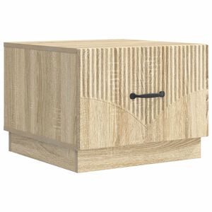 vidaXL Table basse Ch&ecirc;ne Sonoma 49 x 50 x 37 cm Bois d'ing&eacute;nierie