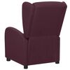 vidaXL Fauteuil électrique de massage Violet Tissu