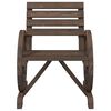 vidaXL Chaises de jardin lot de 2 58x58x78,5 cm bois de sapin massif
