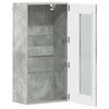 vidaXL Meuble mural Gris béton 55 x 29 x 100 cm Bois d'ingénierie