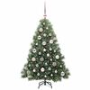 vidaXL Sapin de No&euml;l artificiel avec 150 LED Vert 120 cm PE et PVC