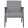 vidaXL fauteuil Gris clair 59 x 75 x 78 cm tissu