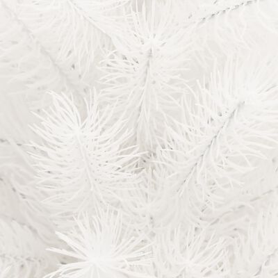 vidaXL Arbre de Noël artificiel pré-éclairé blanc 65 cm