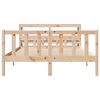 vidaXL Cadre de lit sans matelas 160x200 cm bois massif de pin