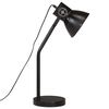 vidaXL Lampe de bureau 25 W noir 17x17x60 cm E27