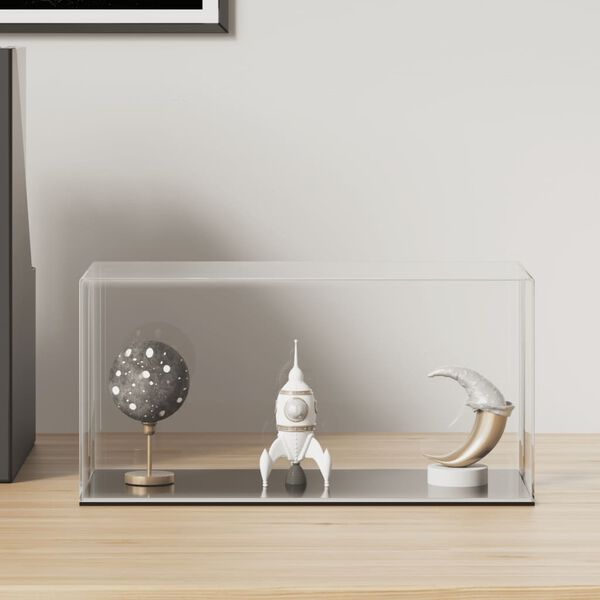 vidaXL Bo&icirc;te d'affichage transparente 24x12x11 cm acrylique