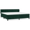 vidaXL Sommier &agrave; lattes de lit et matelas Vert fonc&eacute; 200x200cm Velours