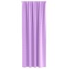 vidaXL Rideaux occultants avec anneaux 2 pcs Violet 260 x 140 cm