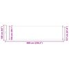 vidaXL Auvent lat&eacute;ral r&eacute;tractable de patio 600x160 cm cr&egrave;me