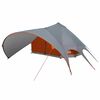 vidaXL Tente Teepee 9 personnes Gris et orange 502 x 502 x 297 cm