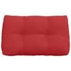 vidaXL Coussin de Dos Rouge 80 x 24 x 50 cm tissu