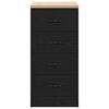 vidaXL Armoire de rangement de garage noir 40x51x85 cm bois de pin