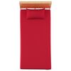vidaXL Draps de lit 2 pcs Polaire en polyester 100x200 cm Bordeaux