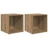 vidaXL Ensemble meuble TV 2 pc Ch&ecirc;ne artisanal Bois d'ing&eacute;nierie