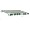 vidaXL Auvent R&eacute;tractable Vert 300 x 200 cm tissu