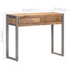 vidaXL Table console 95x35x75 cm Bois de manguier massif
