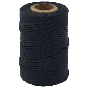 vidaXL Corde de bateau 0.2 mm 50 m Bleu royal Polyester