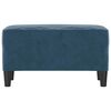 vidaXL Banc Bleu 70x35x41 cm Velours