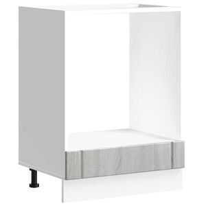 vidaXL Armoire de four Lucca sonoma gris bois d'ing&eacute;nierie