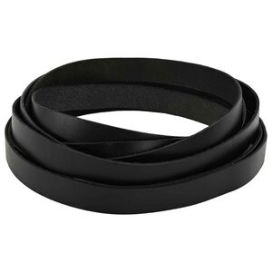 vidaXL Sangle en Cuir Noir 500 x 1,5 cm Cuir