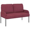 vidaXL Canap&eacute;s avec coussin 110cm Bordeaux Contreplaqu&eacute;