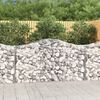 vidaXL Paniers &agrave; gabions arqu&eacute;s 50 pcs 200x50x100/120 cm fer galvanis&eacute;